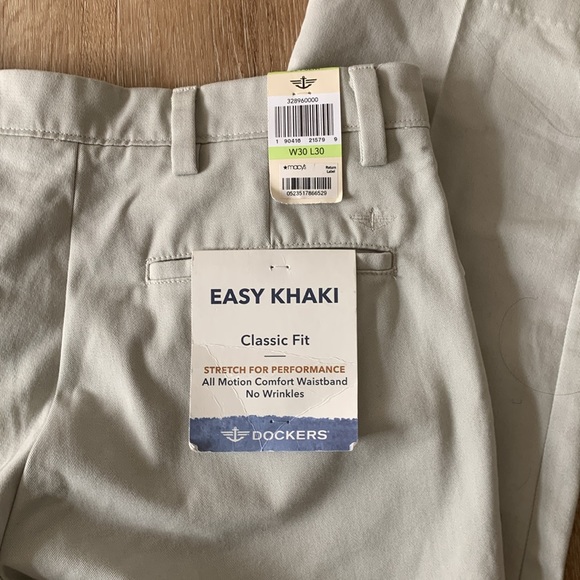 Dockers men’s pants size 30 x 30, easy khaki, classic fit. Brand new with tags - Picture 5 of 5